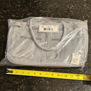 Light Gray Nylon Handbag